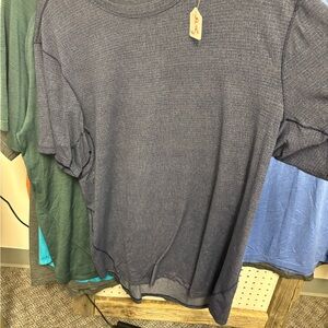 lululemon athletica Dark Gray Short Sleeve Tee